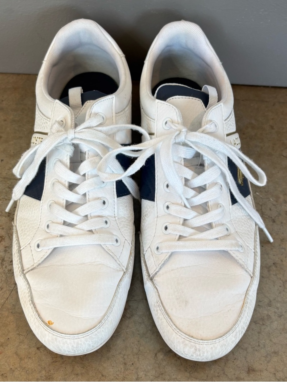 Lacoste Chaymon Leather‎ Sneakers Size 8.5